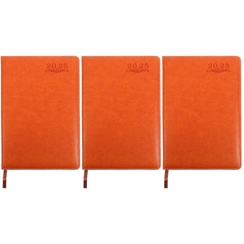 3Pièces -Notes De Planification Orange Pour Travail Et Maison 2
