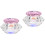 2Pièces Coupes Cristal Rose Couvercles Pour Ongles 4