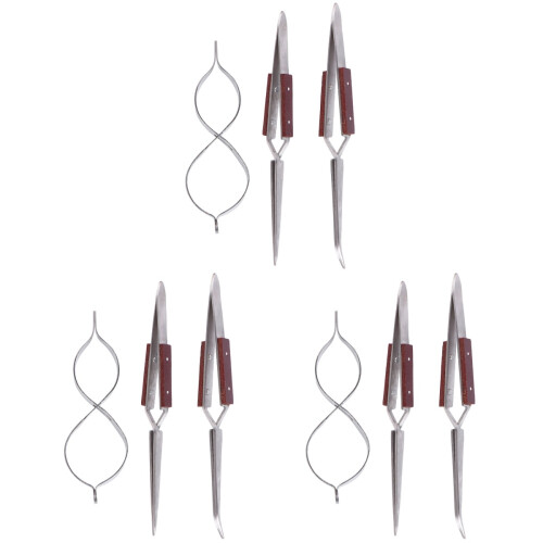 9Pièces Pinces Soudure Argent Café Multi Usage Réparation 1