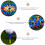 10Pièces Kit Tee De Golf Coloré Matériel Premium Résistant 5