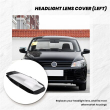 Car Front Left Light Lamp Transparent Lampshade Headlight Shell Cover Lens Mask for (Sagitar) 2012-2018