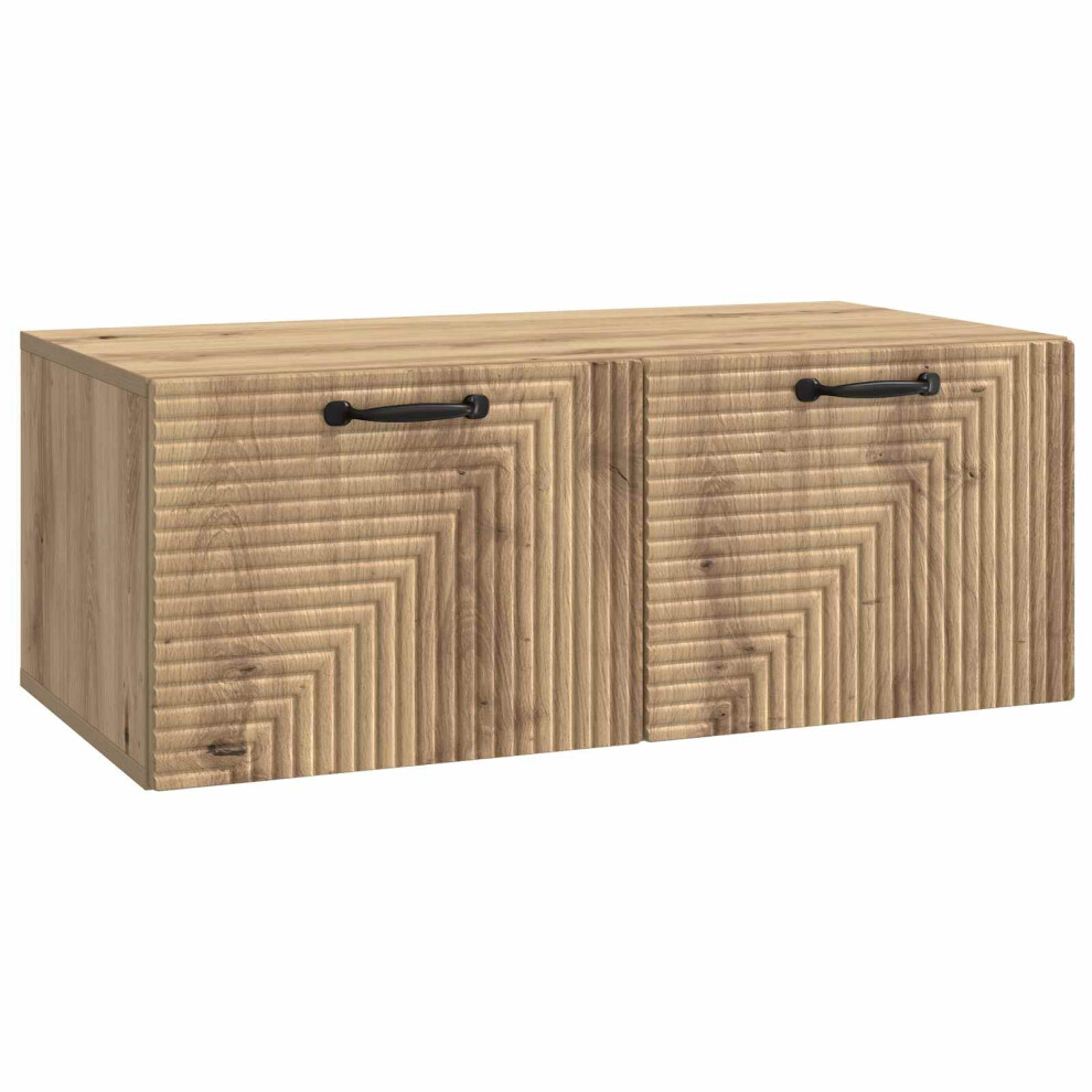 Vidaxl Wall-Mounted Tv Cabinet Artisan Oak 78.5 X 41 X 30 Cm