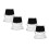 4Pièces PVC Étanche Multi Pour Lights Moving Head Outdoor 4