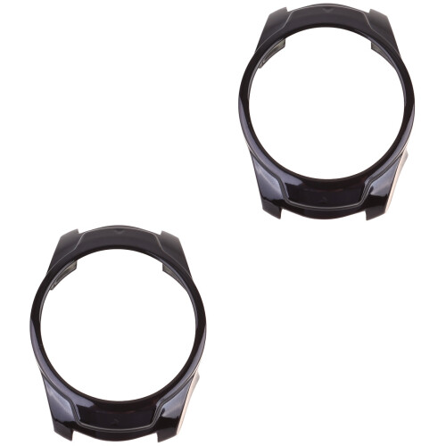 2Pièces Étui Tpu Noir Anti-Rayures Pour Montre Connectée 1