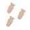 3Pièces Pieds De Khaki En Bois Pour Bureau 2