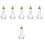 6Pièces Shaker Verre Pour Bartender Usage Professionnel Bar 4
