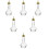 6Pièces Shaker Verre Pour Bartender Usage Professionnel Bar 8