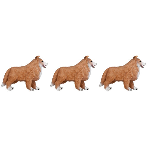 3Pièces Accessoire Décorative Chien Design Authentique 2