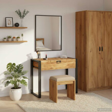 vidaXL Bedroom Dressing Tables Brown 90 x 50 x 75 cm Solid Acacia wood