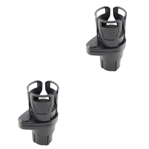 2Pièces Support ABS Noir Pour Café Et Bouteilles