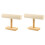 2Pièces Support Bracelet Beige En Bois Durable Surface 1