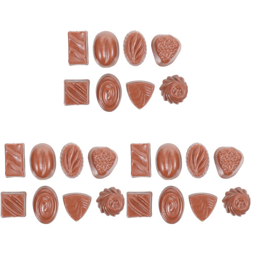 24Pièces Mini Chocolats Déco Simulée Café Jouets Créatifs Enfants