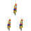 3St Speelgoed Hangend Met Bal Kleine Vogels 1