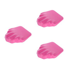 3St Roze Polssteun Manicure Handkussen Nagelhouder Voor Salon Gebruik