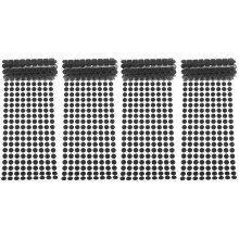 1800St Dubbelzijdige Zwarte Dot Sticker Tape Nylon Polyester Duurzaam