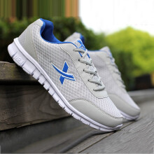 (gray blue,EU 40)Baskets de sport décontractées respirantes en maille à la mode pour hommes chaussures de sport de course