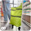 Foldable Shopping Bag with Wheels - Green 5