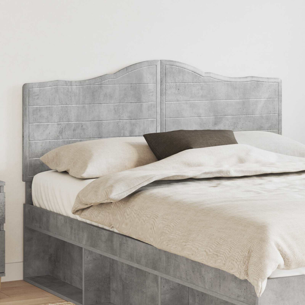 Vidaxl Headboard Concrete Grey Engineered Wood