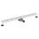 VidaXL vidaXL Shower Drain Line Design with 360 Siphon Silver 90 cm 5