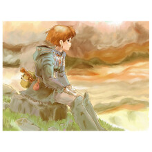 DIY Diamond Painting Embroidery Round Resin Diamond Stitch Home Wall Decor 30X40cm Nausicaa
