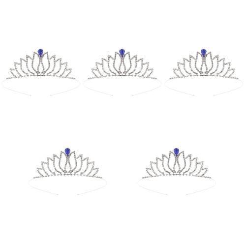 5Pièces Tiara Bijoux Cheveux Légers 1