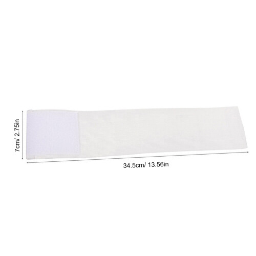 2Pièces Brassards Blancs Nylon DIY Ajustables Football 1