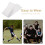 2Pièces Brassards Blancs Nylon DIY Ajustables Football 6