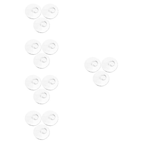 15Pièces Cache Siphon Acier Inox Durable Argent 2