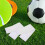 2Pièces Brassards Blancs Nylon DIY Ajustables Football 8