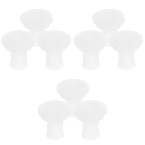 9Pièces Accessoires Autocuiseur Joints En Caoutchouc Blancs 2