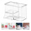 2Pièces Coffret Transparent Pour Cotons Protection Anti-Humidité 8