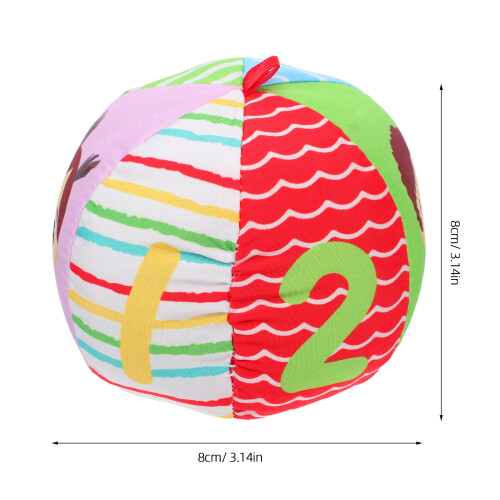 3Pièces Balles D'éveil Bébé En Tissu Coloré Faciles À Tenir 1