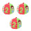 3Pièces Balles D'éveil Bébé En Tissu Coloré Faciles À Tenir 6