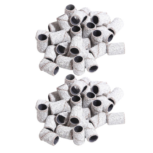 200Pièces Bande De Ponçage Blanche Pour Ongles Qualité 1