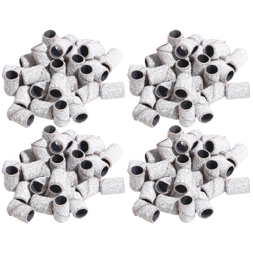 200Pièces Bande De Ponçage Blanche Pour Ongles Qualité 2