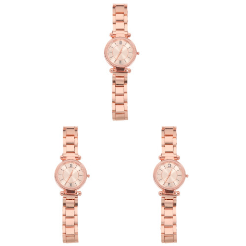 3Pièces Fashion Acier Rose Usage 1