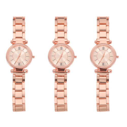 3Pièces Fashion Acier Rose Usage 2