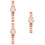3Pièces Fashion Acier Rose Usage 6