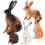 10Pièces Figurines Simulation Jouets Légers Durable Pour Enfants 3