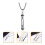 2Pièces Urne Argent Decor Mémoire Acier Cendres 7