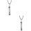 2Pièces Urne Argent Decor Mémoire Acier Cendres 5