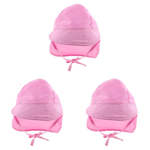 3Pièces Bob Bébé Rose Respirant Large 1