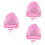 3Pièces Bob Bébé Rose Respirant Large 5