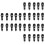 30St Zwarte Auto Zekeringhouder Professioneel Waterbestendig Audio 6