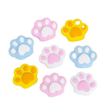 3Pcs/Lot Cute Colorful Cat Claw Pencil Erasers Creative Kitten Cat Paw Eraser Wipe Clean Assembled Rubber Kawaii Kids Stationery