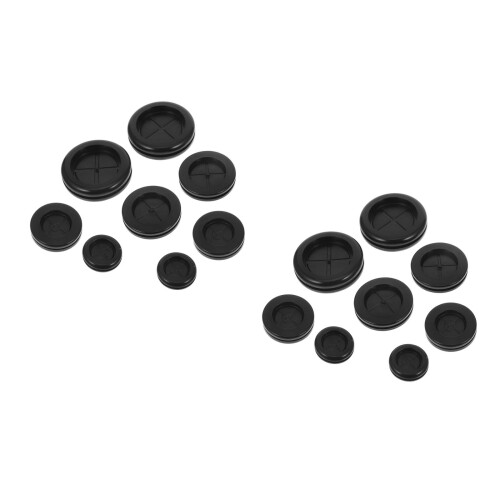 16Pièces Bouchons Caoutchouc Pour Câbles Protection Automobile 1