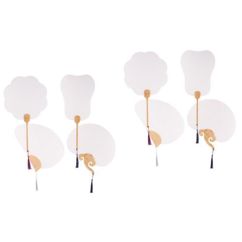 8Pièces Éventail Main DIY Pour Créativité 2