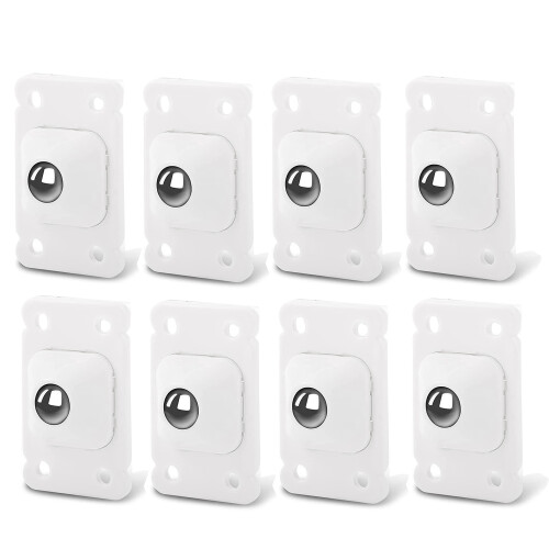 Self Adhesive Caster Wheels, 360 Degree Adhesive  Casters, 8PCS 1