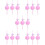 15Pièces Boules À Mousse Rose Douceur Et Pour Douche 8