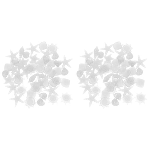 200Pièces Rochers Résine Transparente Pour Déco Aquarium 1
